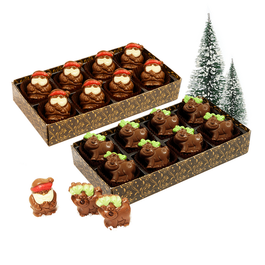 Chocolate Santas & Reindeers