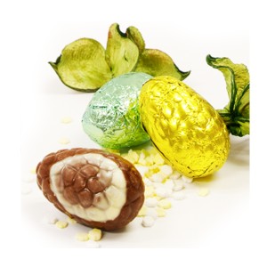 Foil Wrapped Belgian Chocolate Eggs Assortment